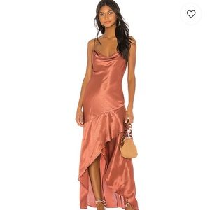Revolve x House of Harlow Copper Dress